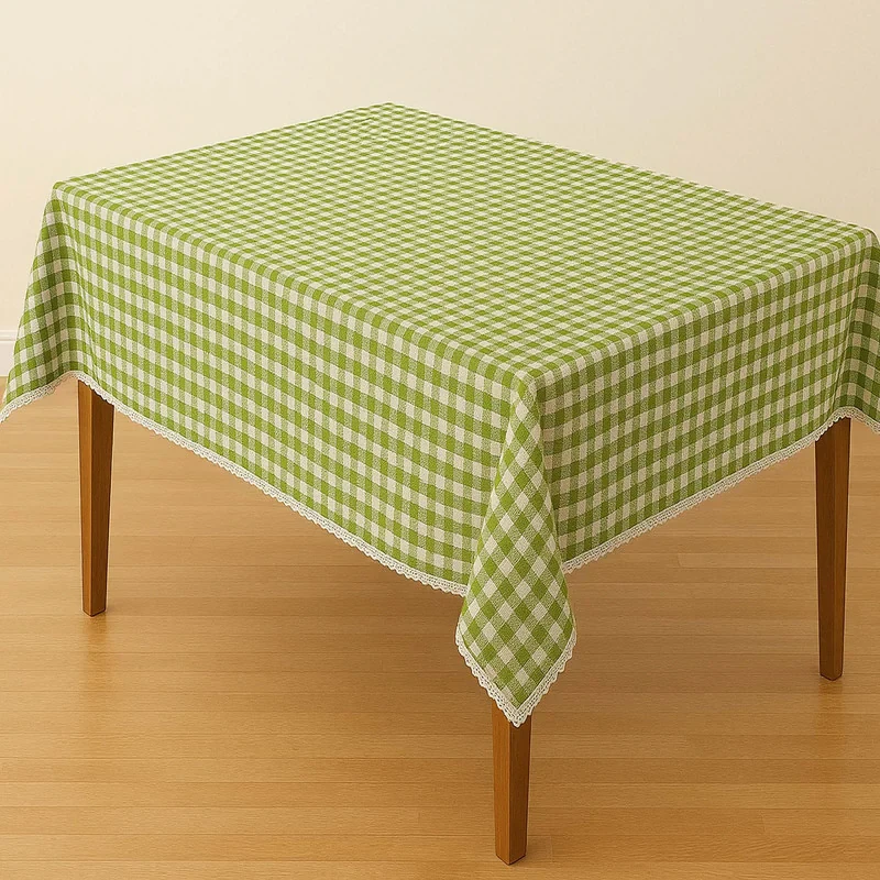 رومیزی پانیذ پود مدل چهارخانه مستطیل سایز 250x140 سانتی‌متر