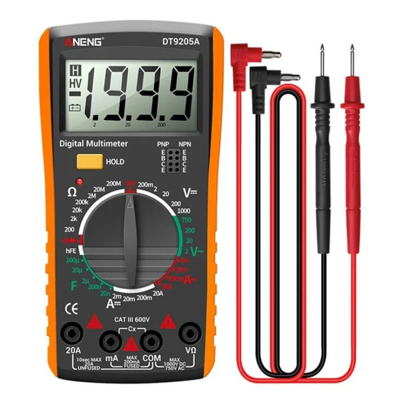 مولتی متر دیجیتال آننگ مدل DT9205A