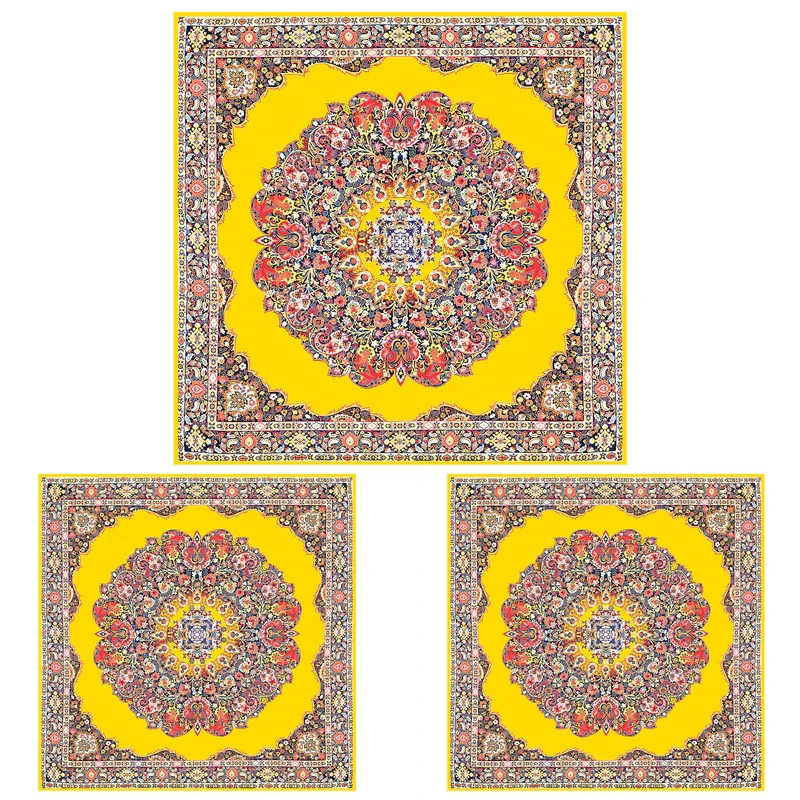 ست رومیزی سه تکه طرح ترمه کد 9920.16