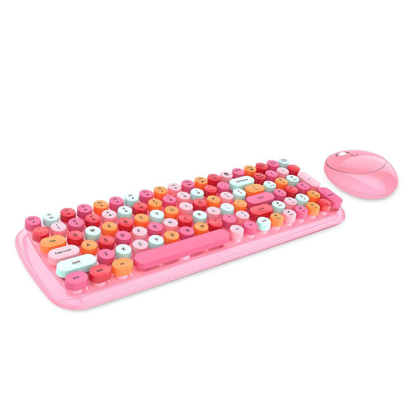 کیبورد و ماوس بی سیم مافی مدل CANDY XR، سوییچ ممبران ، Full Size