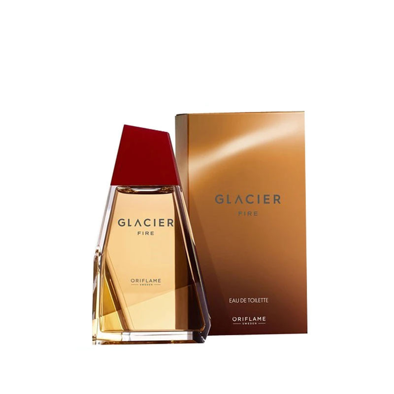 ادو تویلت مردانه اوریفلیم مدل GLACIER Fire با رایحه خنک حجم 100 میلی لیتر