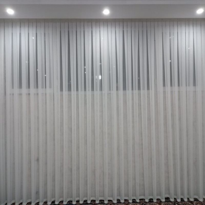پرده مدل حریر ساده مینیمال سایز 275 × 730 سانتی‌متر
