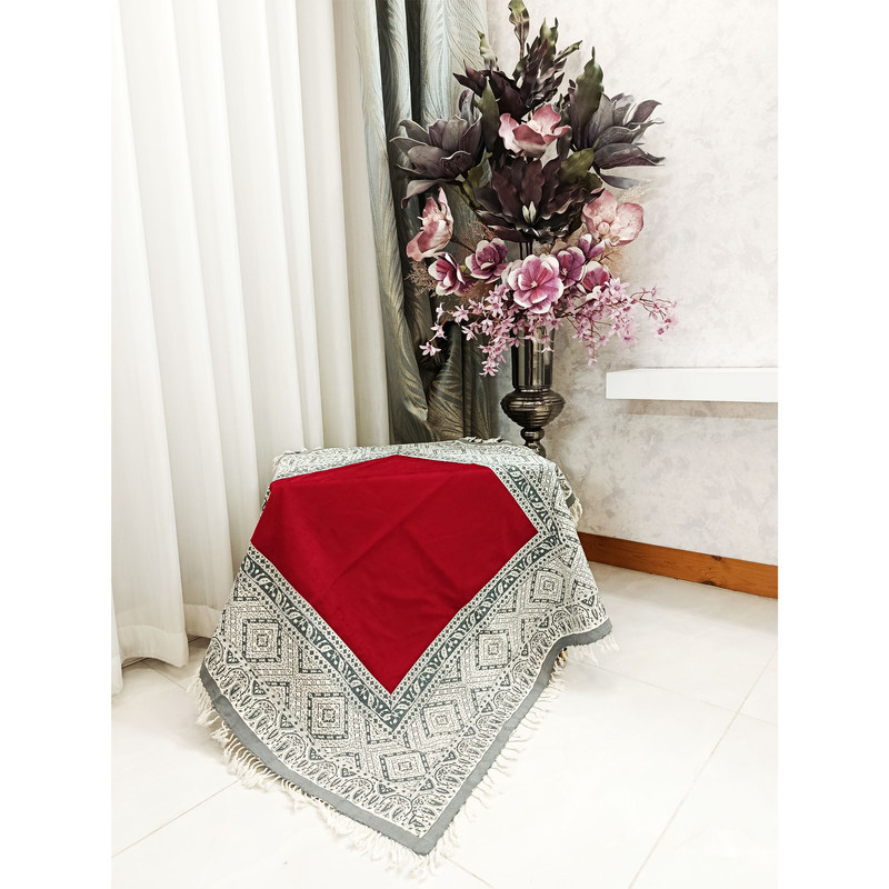 رومیزی مخمل مدل سنتی