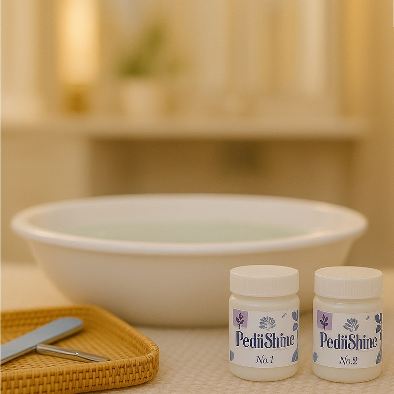 ژل پدیکور پدی شاین مدل Blu1 وزن 90 گرم به همراه پودر حلال پدی شاین مدل Blu1 وزن 125 گرم