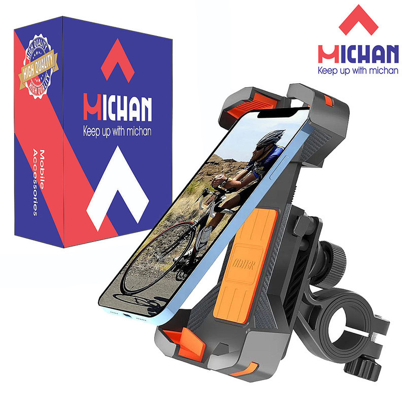 پایه نگهدارنده گوشی موبایل میچان مدل PB09 PLUS مناسب برای موتور سیکلت