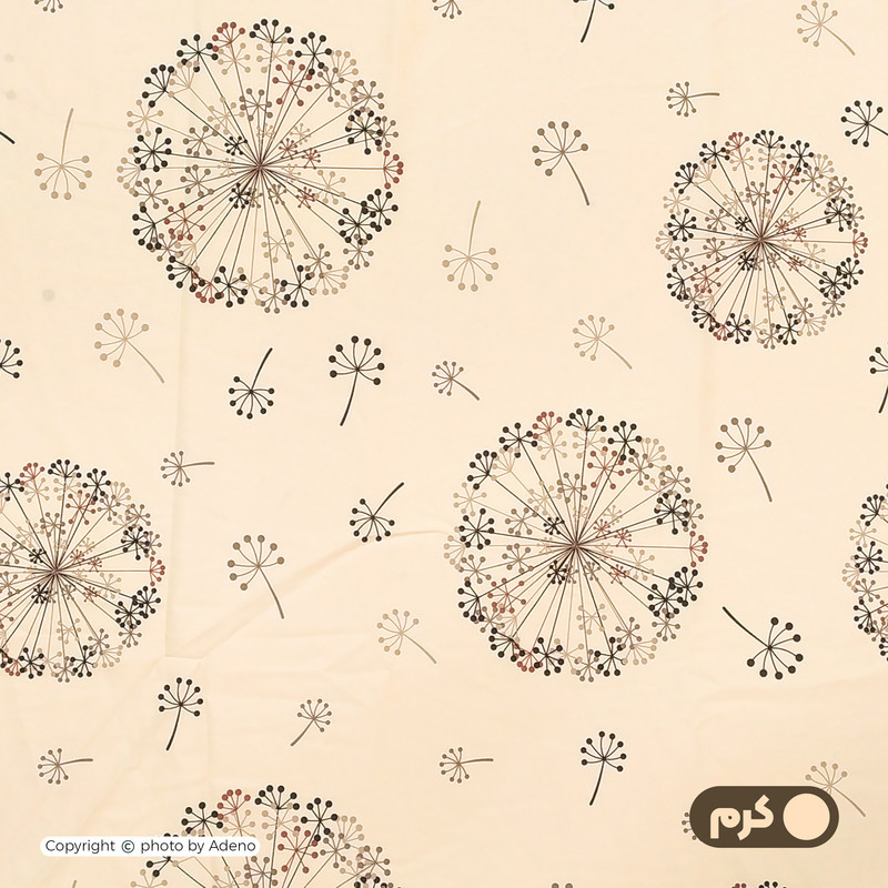 سرویس ملحفه آدنو مدل Dandelion کد IR119 یک نفره 2 تکه
