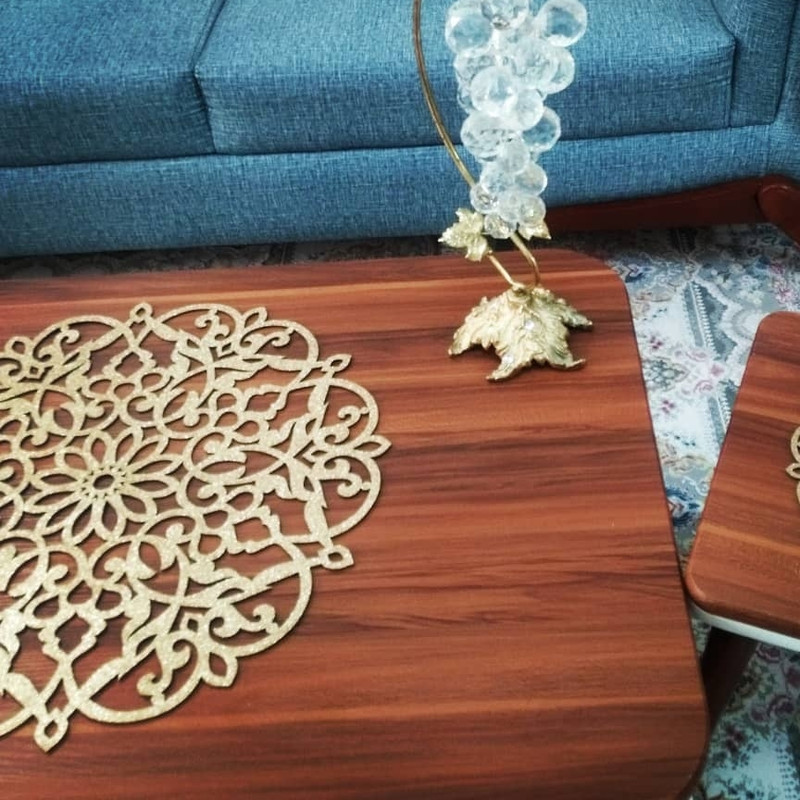 رومیزی آرکاد مدل اکلیلی طرح بهار کد 70cm