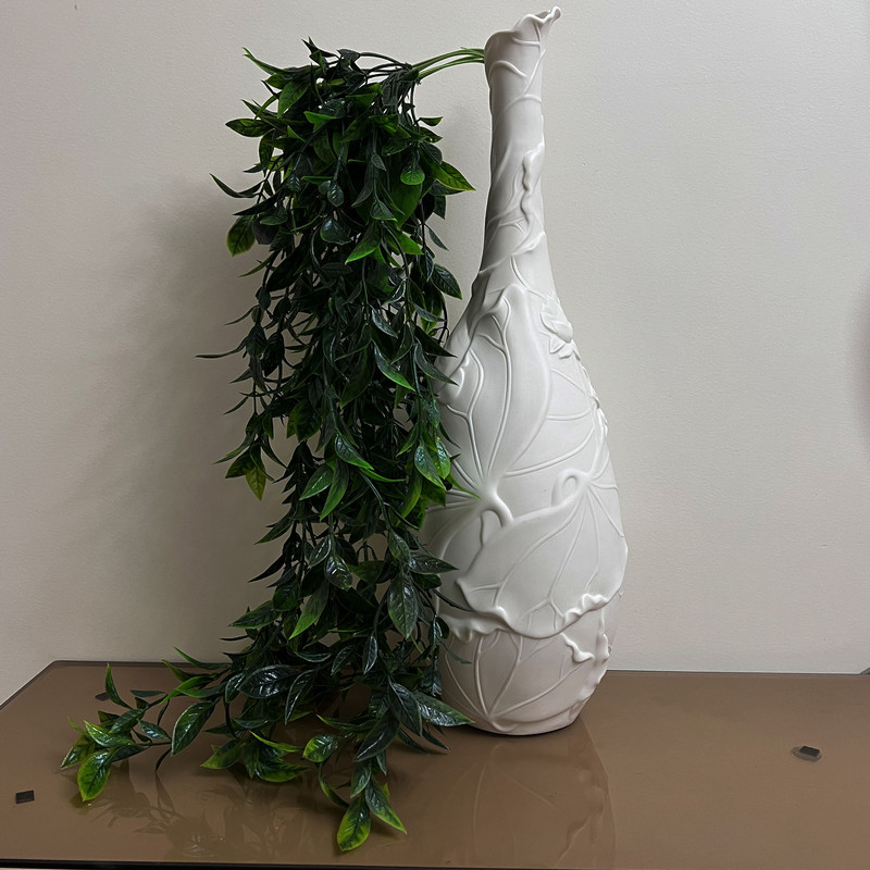 گل مصنوعی آویز مدل نعناع، ابعاد 20×10×80 سانتی‌متر، وزن 200 گرم، جنس پلاستیک شفاف