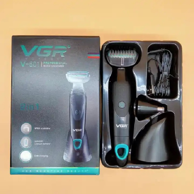 ماشین اصلاح موی صورت و بدن وی جی ار مدل V-601