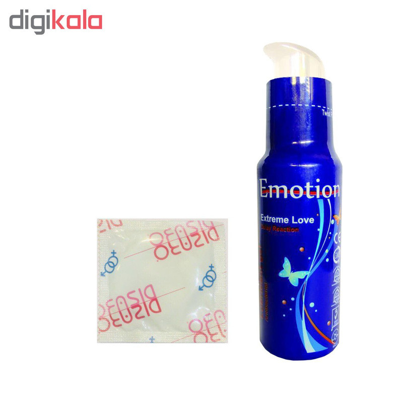 ژل آمیزشی تاخیری ایموشن مدل Extreme Love حجم 75 میلی لیتر کد GE501+D بهمراه 1 عدد کاندوم دیزارو