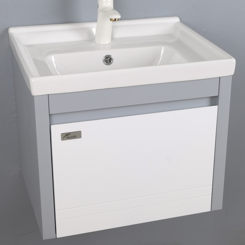 ست کابینت و روشویی دلفین مدل 5040-gr به همراه آینه