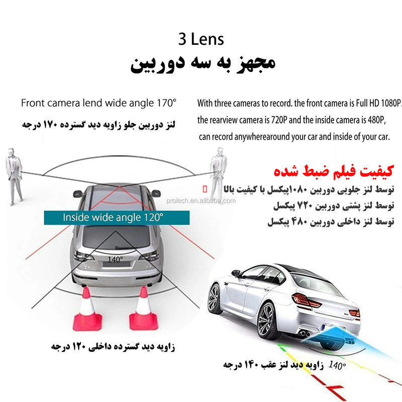 دوربین ثبت وقایع خودرو مدل T740