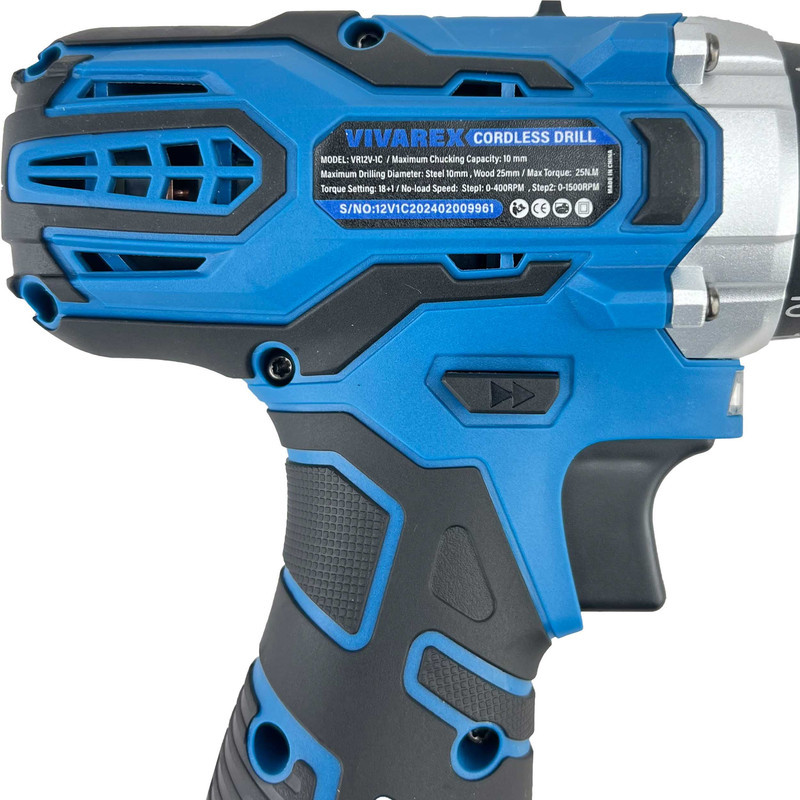 پیچ گوشتی شارژی ویوارکس مدل VR12V-1C-BLUE