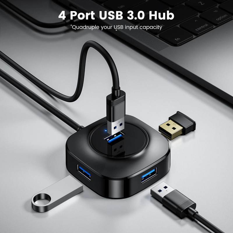 هاب 4 پورت USB 2.0 ارلدام مدل ET-HUB06