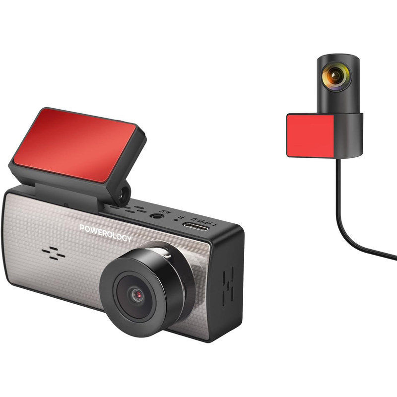 دوربین ثبت وقایع پاورلوژی مدل Dual Recording به همراه دوربین عقب
