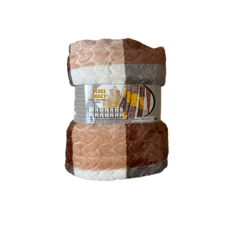 پتو مسافرتی ماندانا مدل ژله ای سایز 220×200 سانتی متر