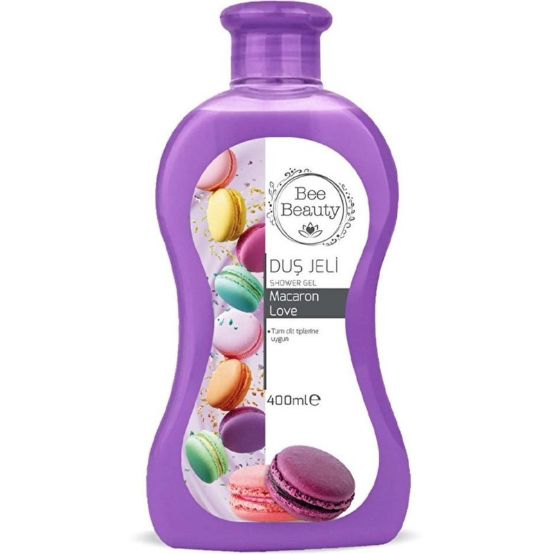 ژل شستشو بدن بی بیوتی مدل Candy با رایحه ماکارون مناسب برای انواع پوست حجم 400 میلی لیتر