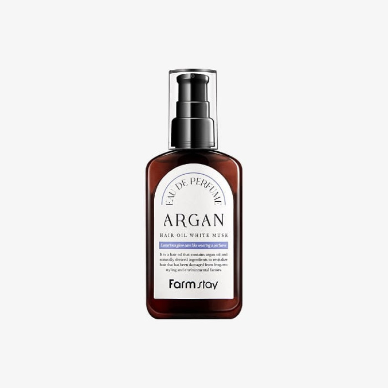 روغن آرگان معطر فارم استی مدل مشک مناسب برای انواع مو حجم 100 میلی لیتر