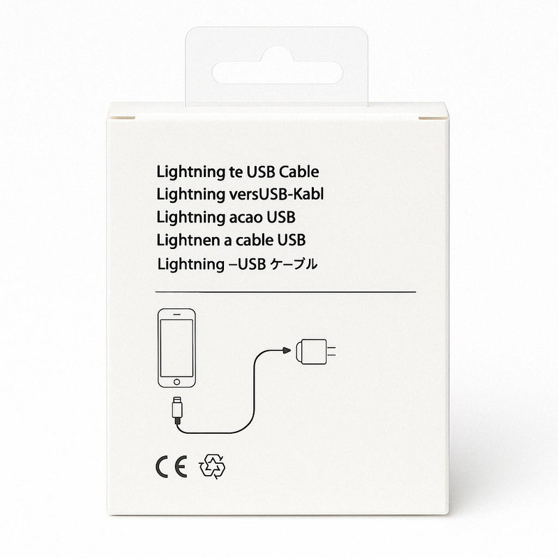 کابل تبدیل USB به لایتنینگ مدل Iphone طول 1 متر