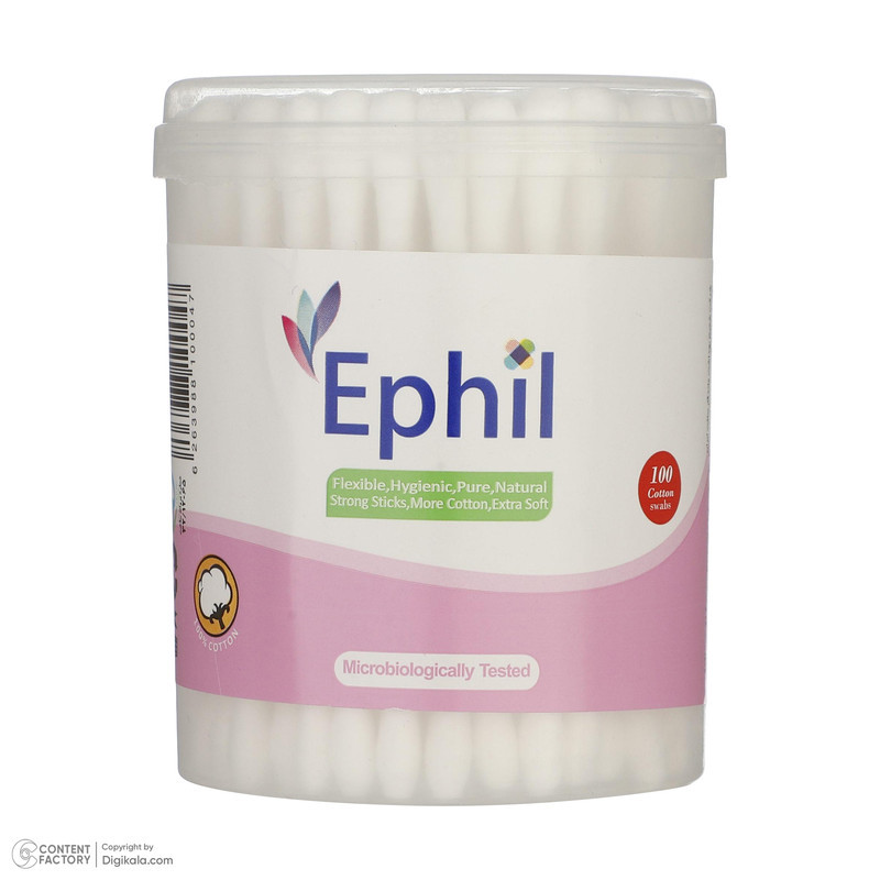 گوش پاک کن افیل مدل Natural بسته 100 عددی