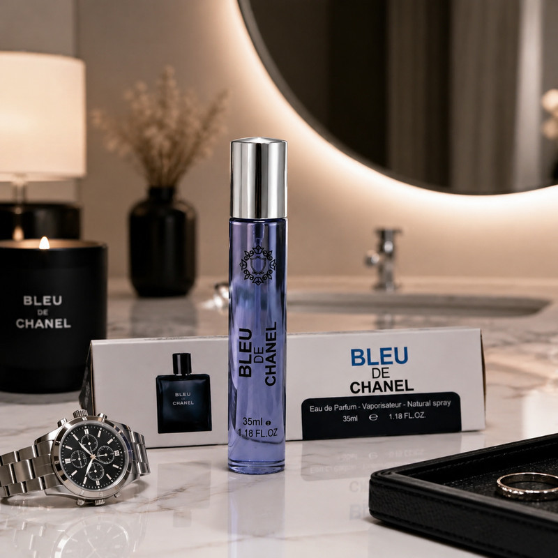 ادو پرفیوم مردانه هارلینگن مدل Blue De Chanel با رایحه خنک حجم 35 میلی لیتر