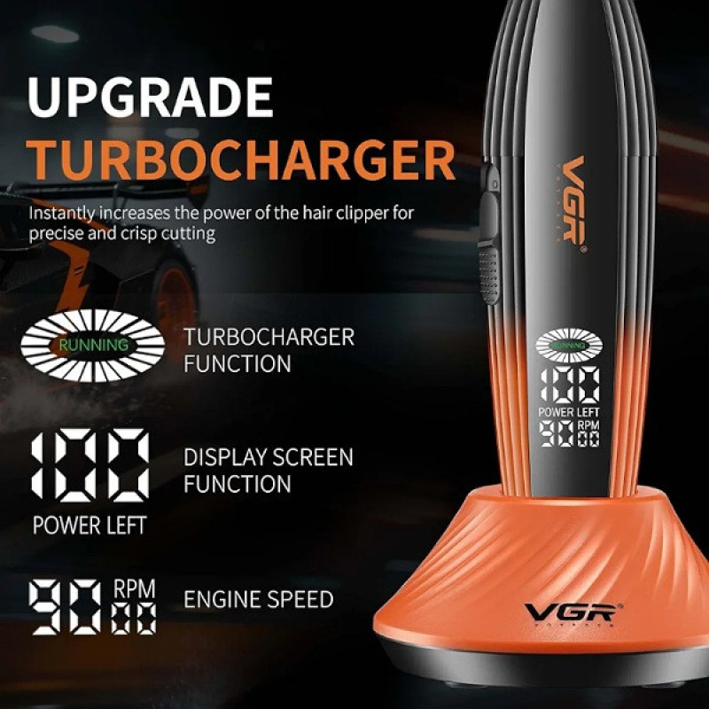 ماشین اصلاح موی سر و صورت شارژی وی جی ار مدل V-899T