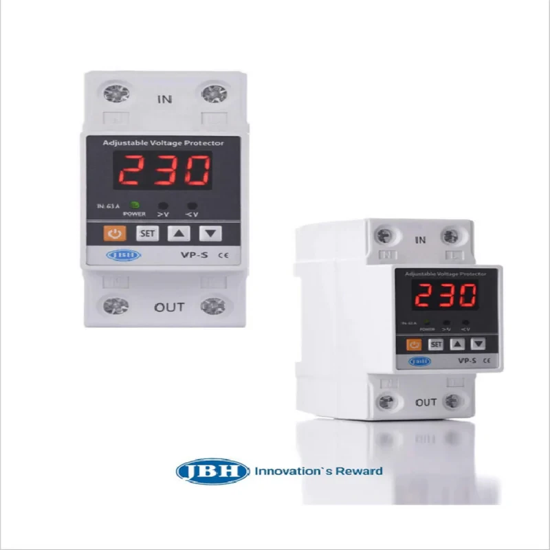 محافظ ولتاژ تک فاز دیجیتال جی بی اچ کد JBHVP-S1PH63A