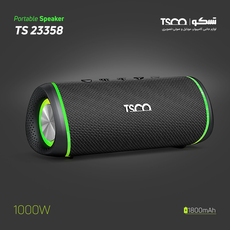 اسپیکر بلوتوثی قابل حمل تسکو مدل TS 23358