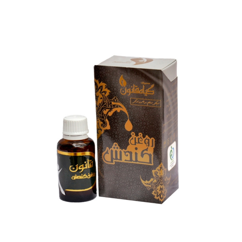 روغن کندش گیاه قانون حجم 30 میلی‌لیتر تقویت‌کننده و ضد ریزش مو و ابرو، مرطوب‌کننده پوست سر، حاوی فرمولاسیون طبیعی با قطره‌چکان و مناسب بانوان و آقایان