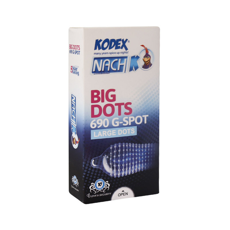 کاندوم ناچ کدکس مدل PROLONG DELAY بسته 12 عددی به همراه کاندوم ناچ کدکس مدل 690 BIG DOTS بسته 10 عددی