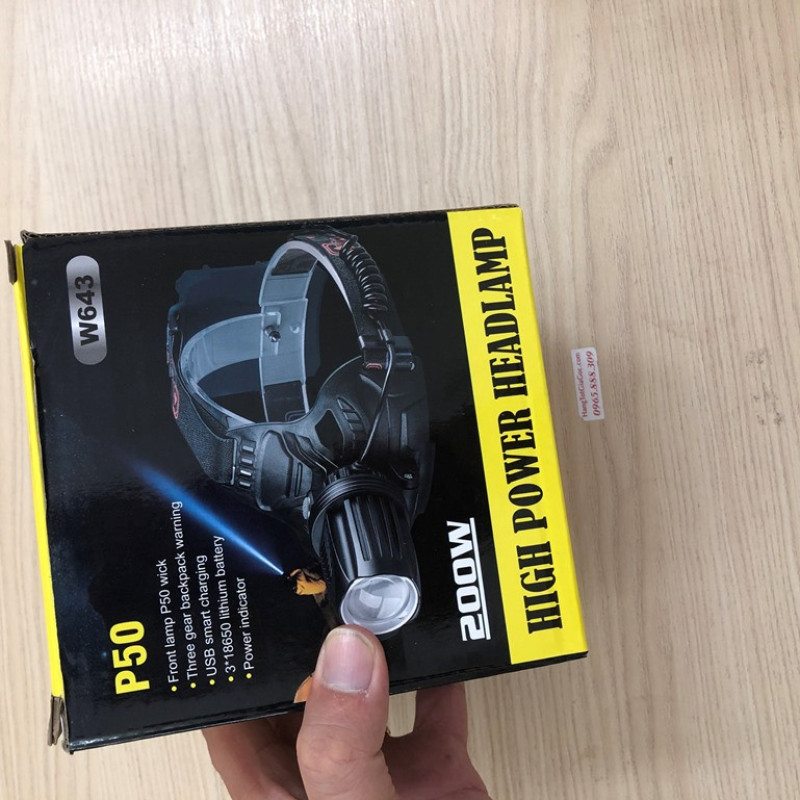 چراغ پیشانی اسمال سان مدل W643