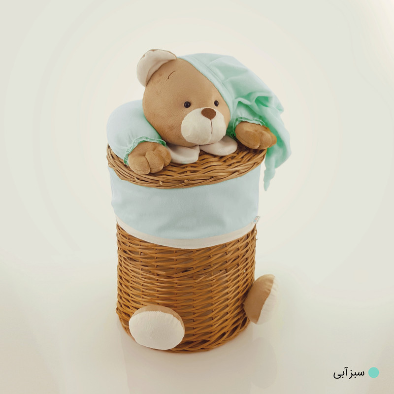 سبد رخت چرک مدل خرس نانان کد SLN-S-S