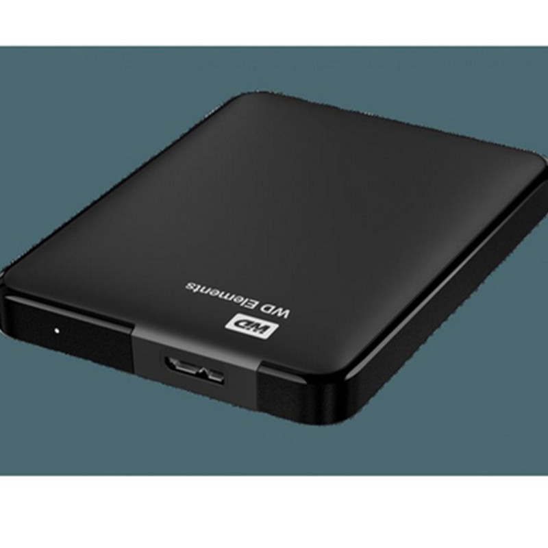 هارد اکسترنال وسترن دیجیتال مدل Elements ظرفیت یک ترابایت دارای رابط USB Type-A 3.0