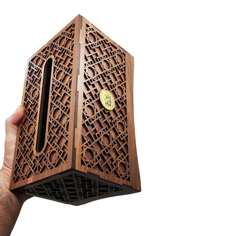 جعبه دستمال کاغذی تکچین کالا مدل MD-1