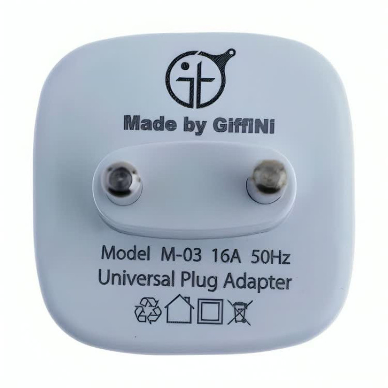 مبدل برق 3 به 2 جی فی نی مدل 16 آمپر کد G999_LED