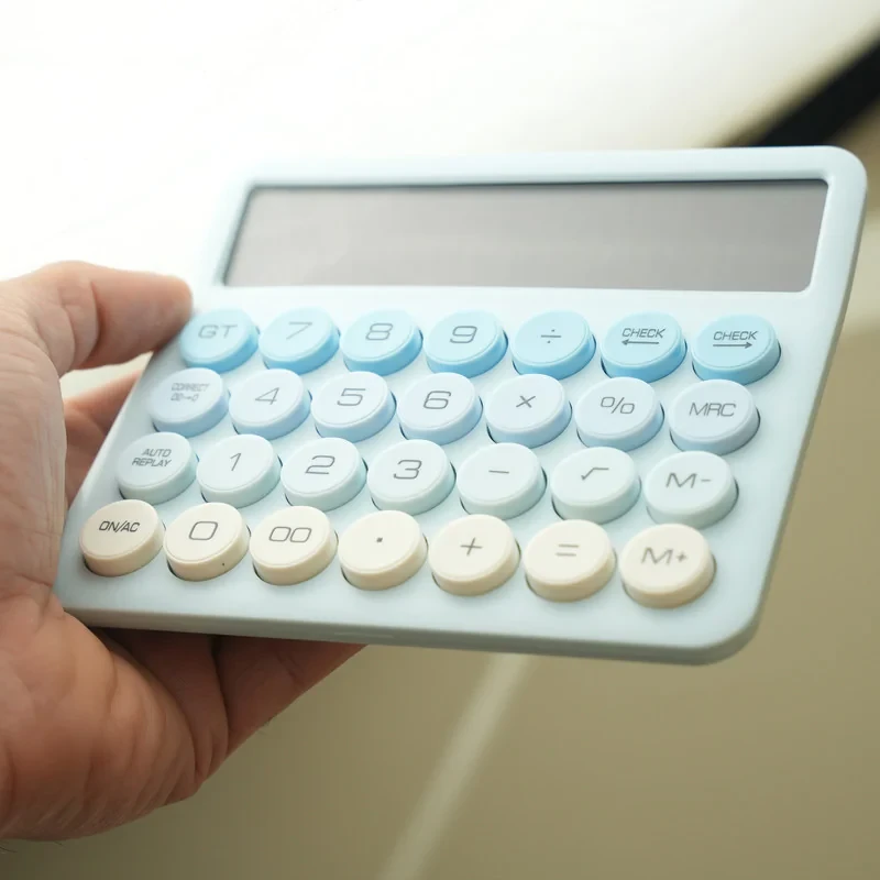 ماشین حساب رومیزی مدل پاستلی کد OS-9188