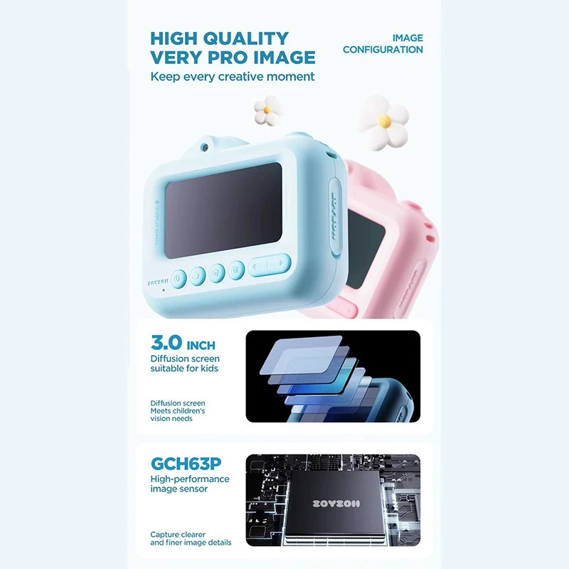 دوربین دیجیتال کودک زوی زویی مدل E28 Touch