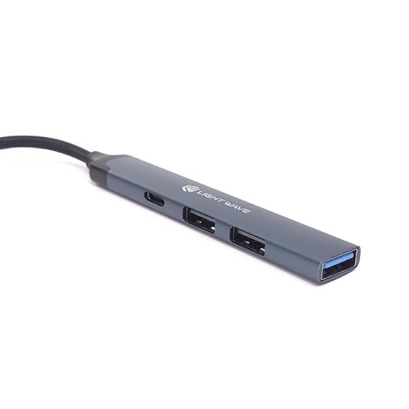 هاب ۴ پورت USB لایت ویو مدل LW-HUB-A104