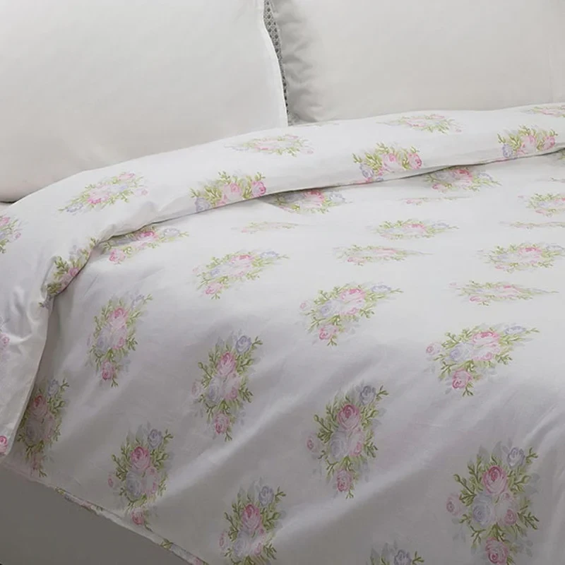روکش لحاف پنبه انگلیش هوم مدل Pale Roses دو نفره سایز 240x220 سانتی‌متر