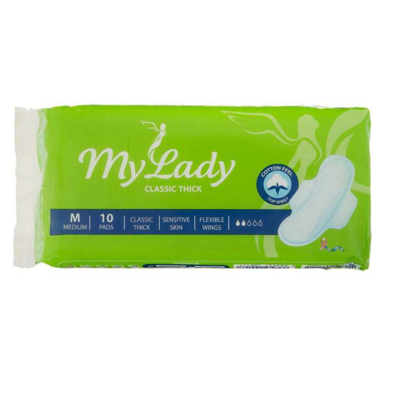 نوار بهداشتی مای لیدی Classic Thick مجموعه 4 عددی