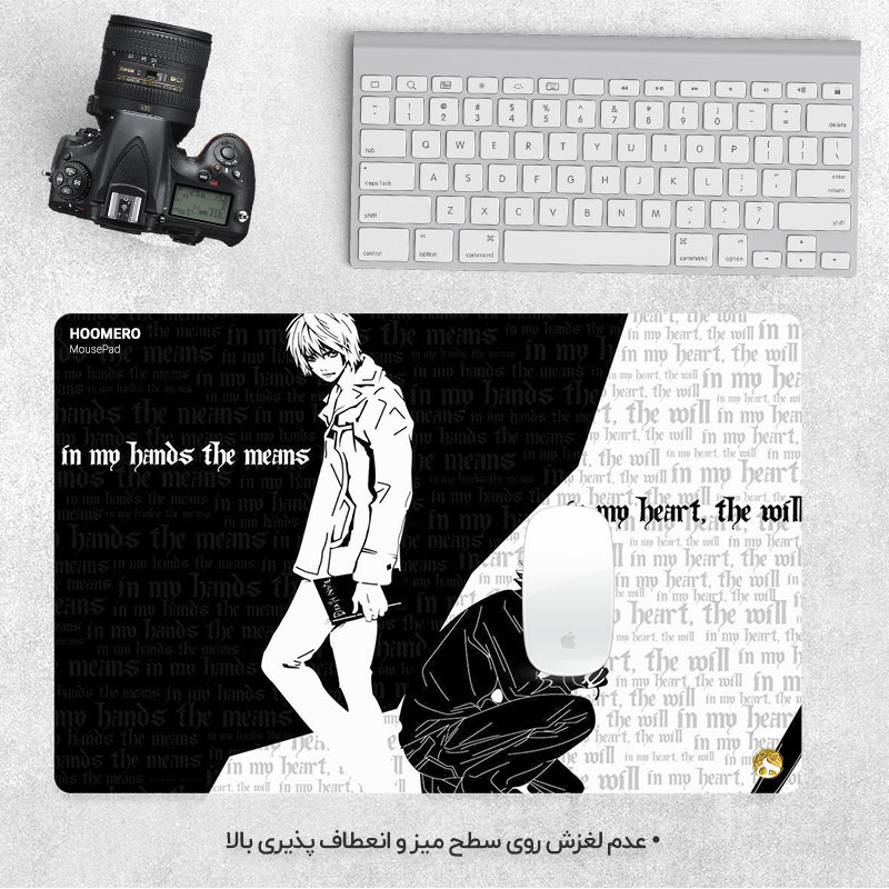 ماوس پد هومرو مدل ML091-SIZE2437 طرح انیمه Death Note