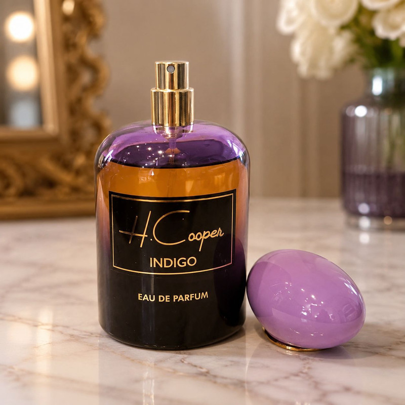 ادو پرفیوم زنانه اچ کوپر مدل Indigo با رایحه شیرین و خنک حجم 100 میلی‌لیتر