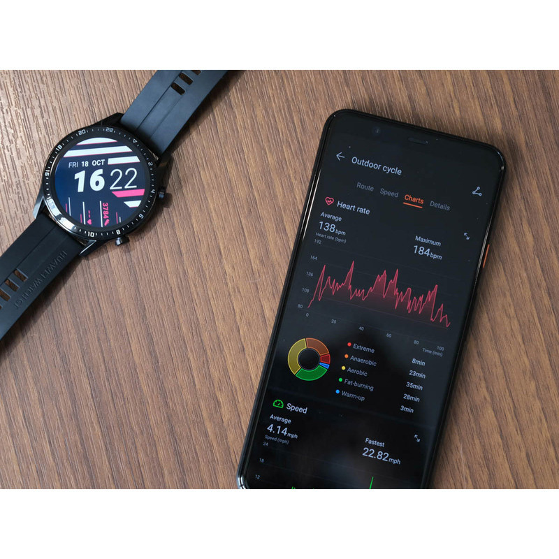 ساعت هوشمند هوآوی مدل WATCH GT 2 LTN-B19 46 mm بند لاستیکی