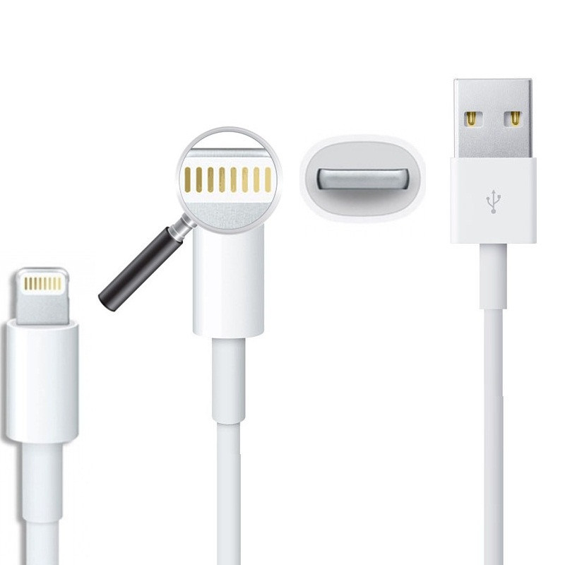 کابل USB به لایتنینگ مدل آیفون طول 1 متر