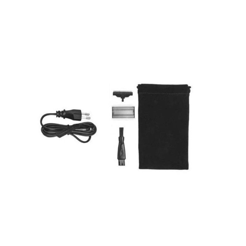 ماشین اصلاح موی صورت وال مدل 3615-0471 باتری‌دار با تیغه استیل ضد زنگ، قابلیت اصلاح صفر میلی‌متر، طراحی کوچک مناسب سفر، مدت زمان استفاده تا 45 دقیقه، همراه برس تمیزکننده