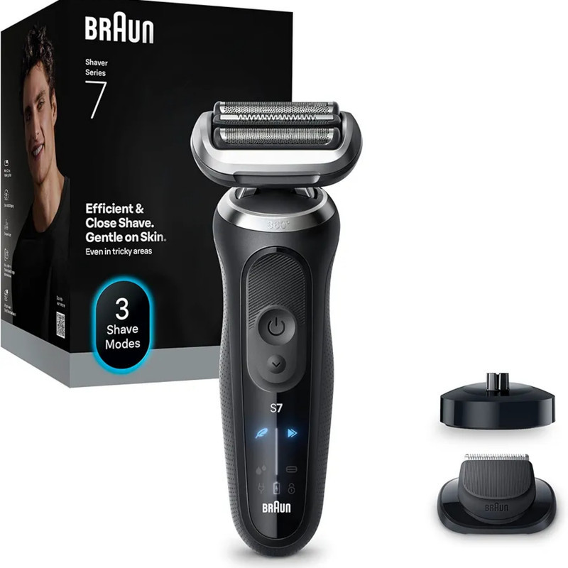 ماشین اصلاح موی صورت شارژی براون مدل series7  72-N4200cs