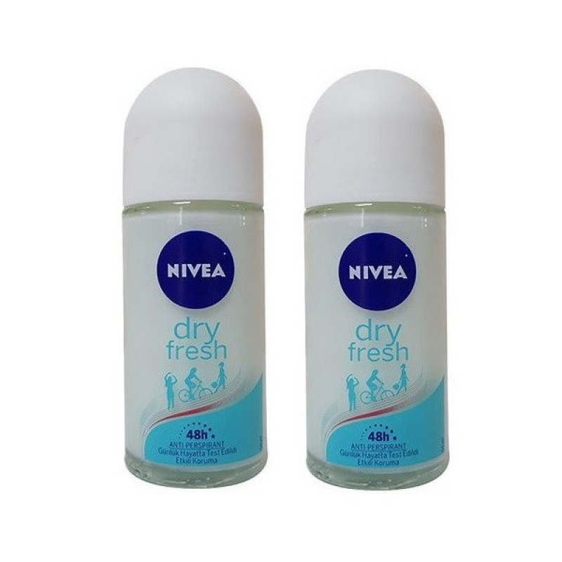 رول ضد تعریق مردانه نیوآ مدل Dry Fresh حجم 50 میلی لیتر مجموعه 2 عددی