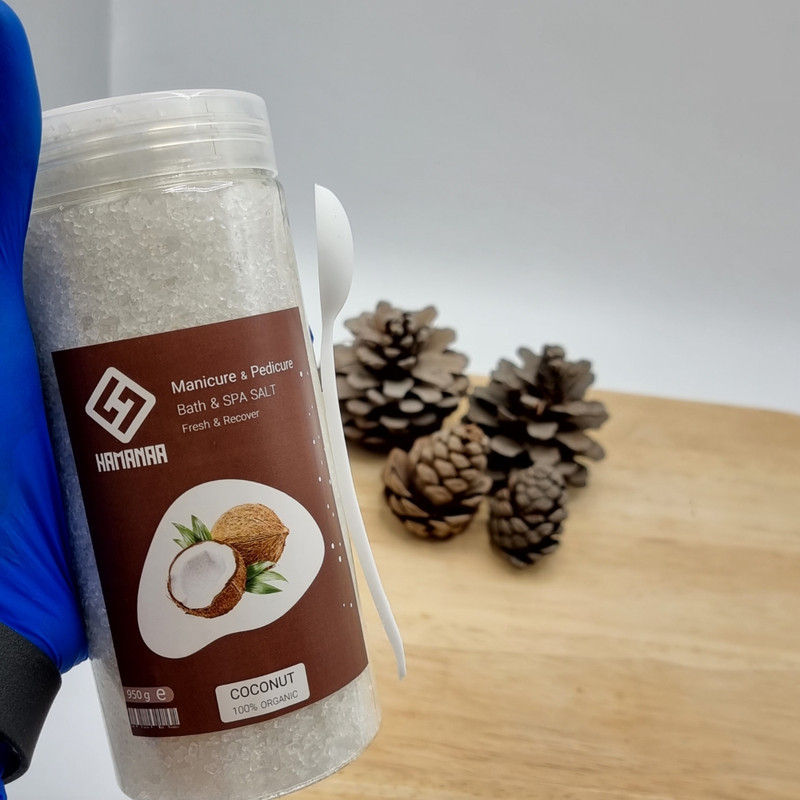 نمک حمام هامانا مدل Coconut وزن 950 گرم