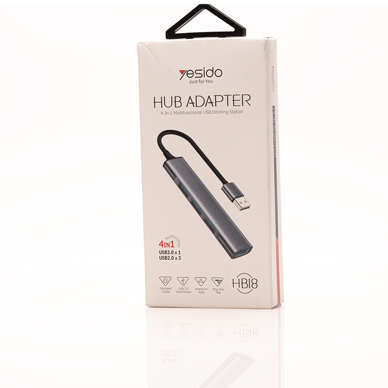 هاب 4 پورت USB یسیدو مدل HB18