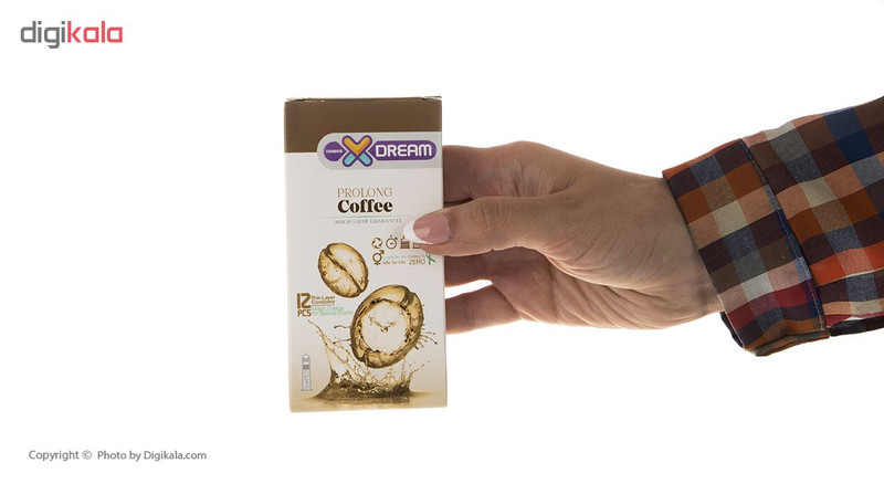 کاندوم ایکس دریم مدل Coffee بسته 12 عددی